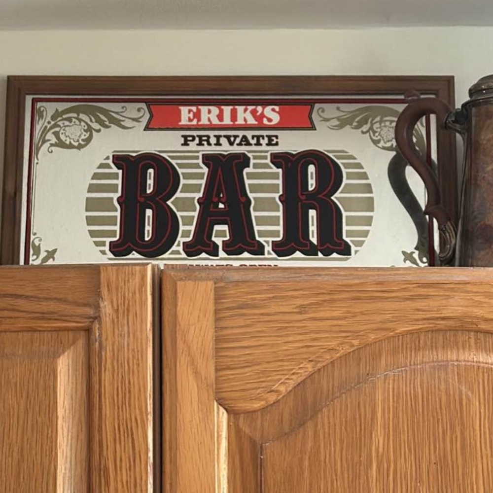 Vintage Style Private Bar Sign